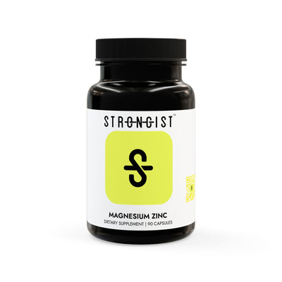 Strongist Magnesium Zinc Supplement (90 Capsules)