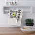 Strong-List QR Code Tea Towel — Novelty Kitchen Towel with Scanable Design