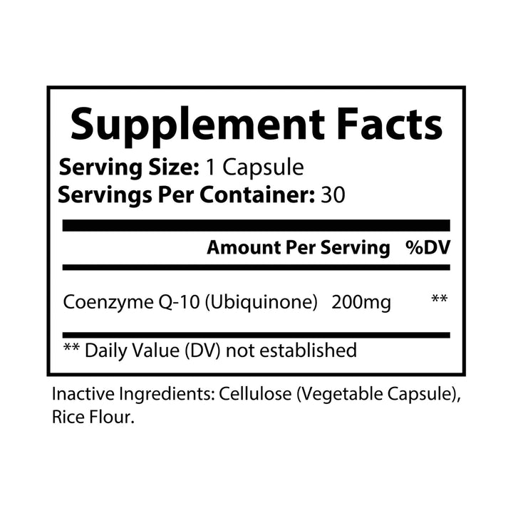Strongist CoQ10 (Ubiquinone) Supplement (30 Capsules)