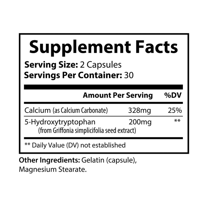 Strongist Brand 5-HTP Supplement (60 Capsules)