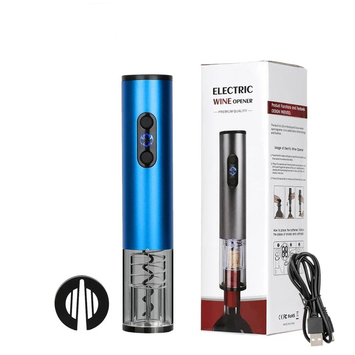 Mini Electric Bottle Opener Type-c Rechargeable Stainless Steel