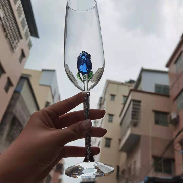 Grape Champagne Glass Multicolor Rose Wine
