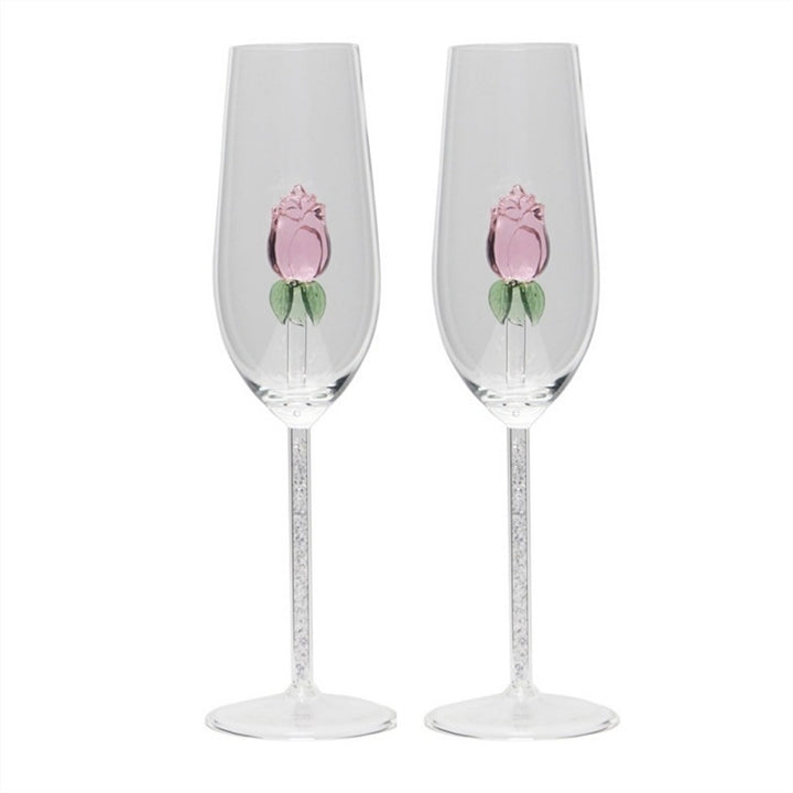 Grape Champagne Glass Multicolor Rose Wine