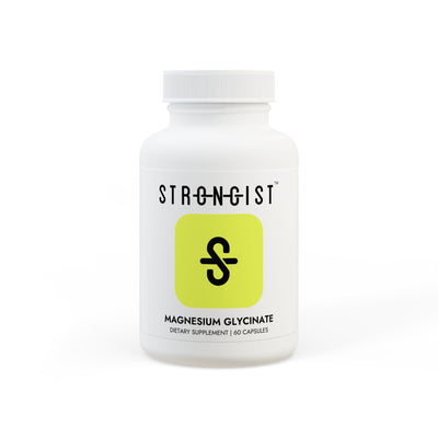 Strongist Magnesium Glycinate Supplement (60 Capsules)