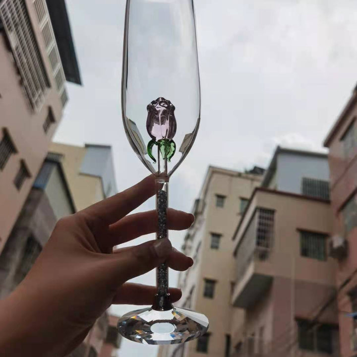 Grape Champagne Glass Multicolor Rose Wine