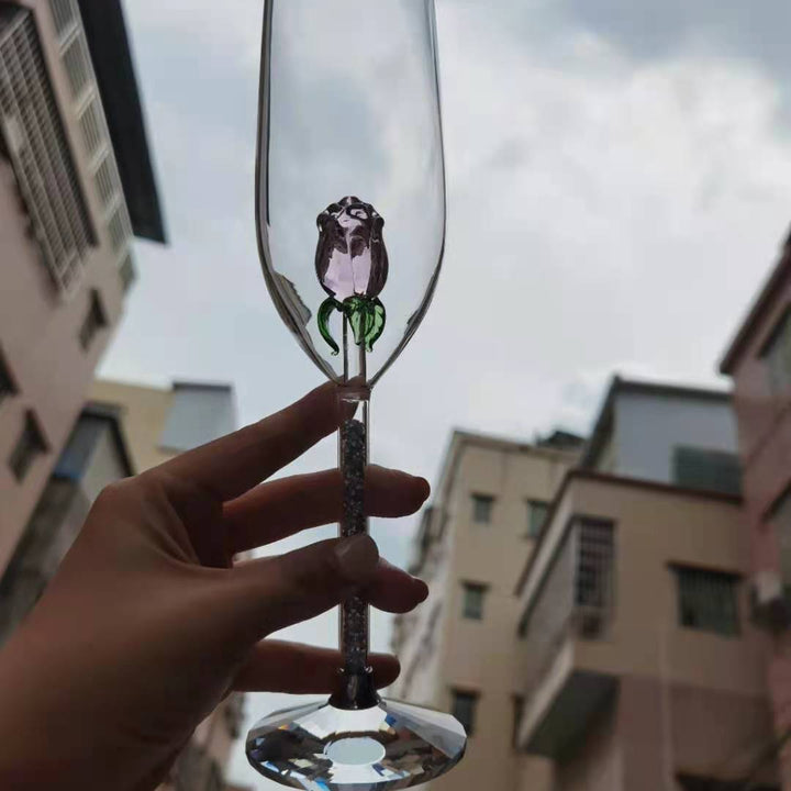 Grape Champagne Glass Multicolor Rose Wine